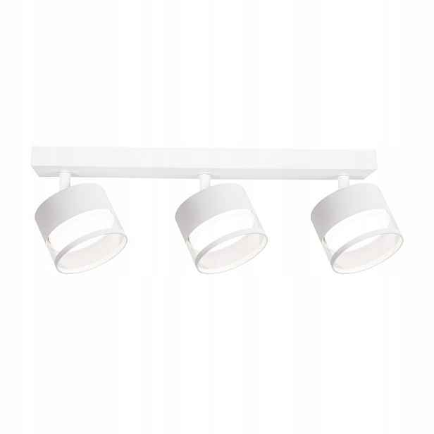 Spotová lampa Kendal Bílo-průhledná 3-bodová Light Prestige