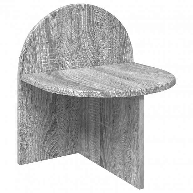 vidaXL Noční stolek Šedá Sonoma 40 x 35,5 x 45,5 cm Dřevěný materiál