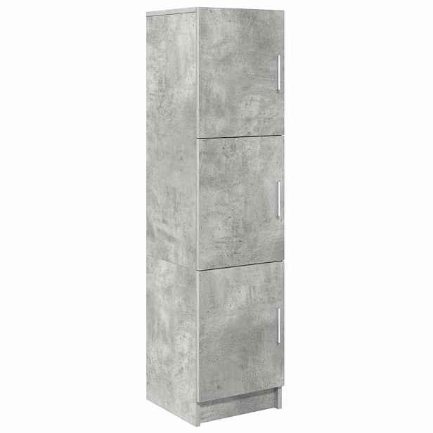 vidaXL Vysoký bufet Betonově šedá 31.5 x 32 x 122.5 cm
