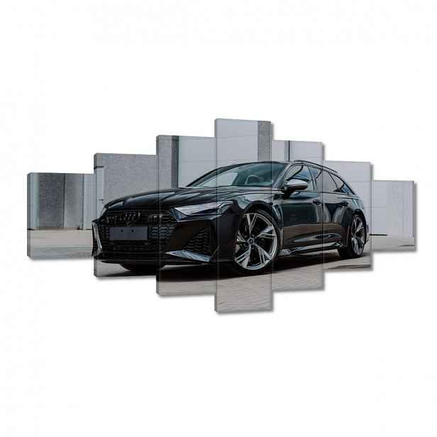 Obrazy 210x100 Černý automobil Audi