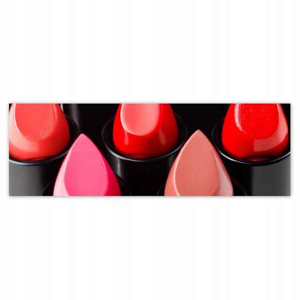 Plakáty 200x66 Barevné rtěnky make-up
