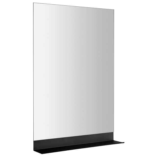 Aqualine SECA rcadlo s policí 50x75cm, CU free, černá mat