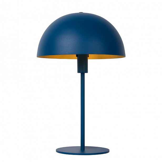 Modrá stolní lampa Siemon s teplým světlem do pracovny 01/35/Lucide