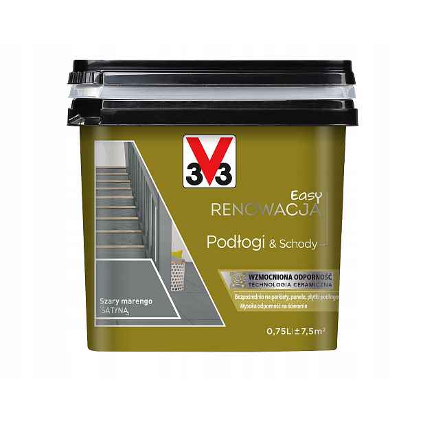 V33 Easy Renovace podlah a schodů Šedá 0,75L