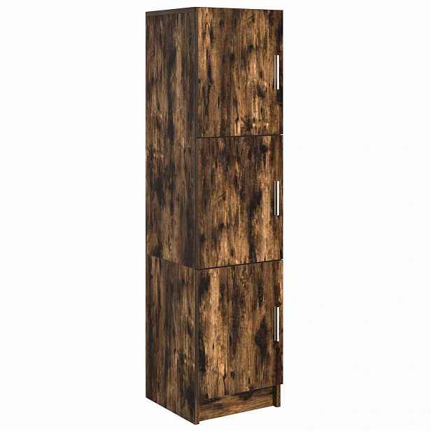 vidaXL Vysoký bufet Kouřový dub 31.5 x 32 x 122.5 cm