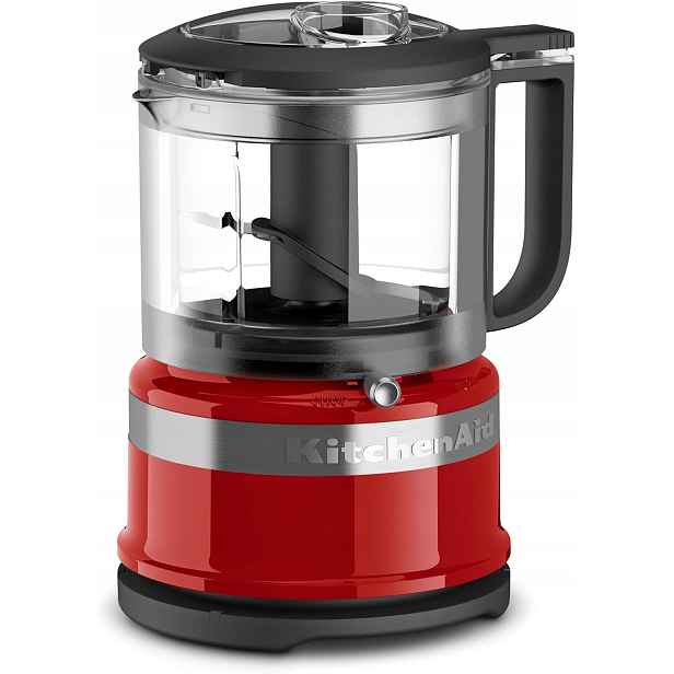 Kuchyňský Robot Mini 830 ML Se 2 Rychlostmi Pro Sekání A Omáčky, Červený