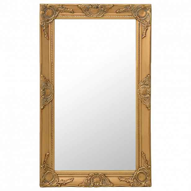 vidaXL Nástěnné zrcadlo barokní styl 50 x 80 cm zlaté