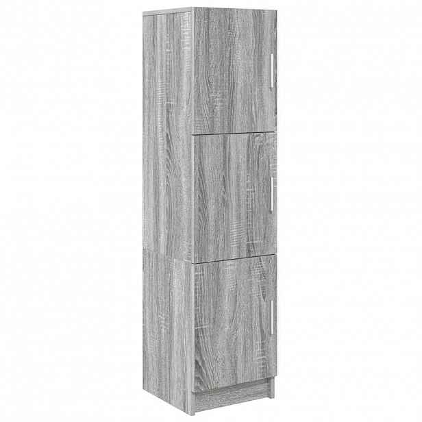 vidaXL Vysoký bufet Šedá Sonoma 31.5 x 32 x 122.5 cm