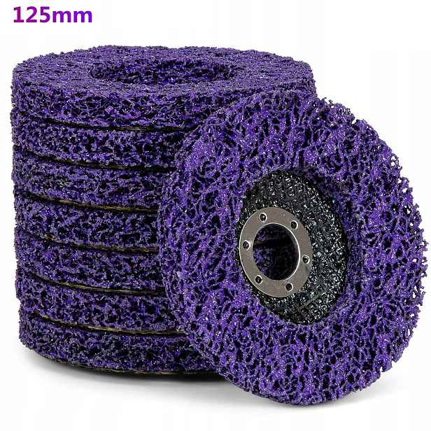 Brusné kotouče pro nerezovou ocel 125 mm, otvor 22 mm, fialové