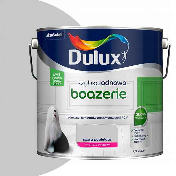 Dulux Rychlá Obnova Boazerie 2,5L Šedý popel