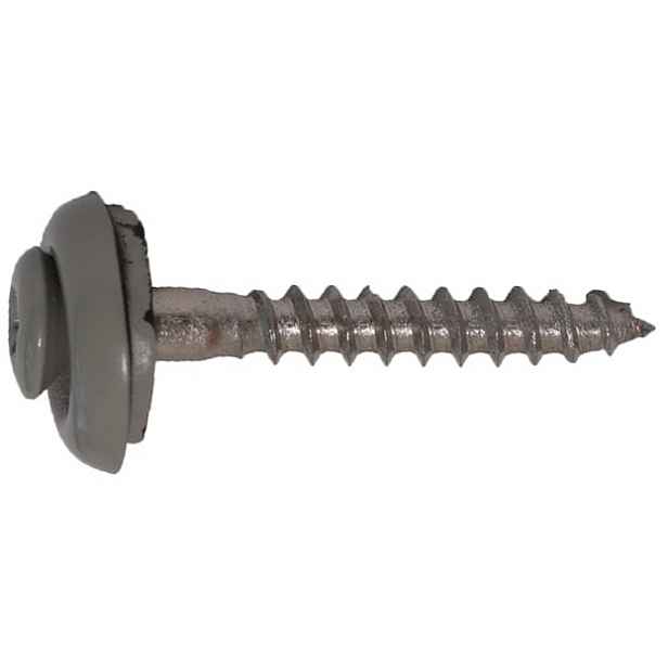 Šroub klemp. GUNNEX INOX S15 T20 4,5×35 mm RAL 9006 25 ks