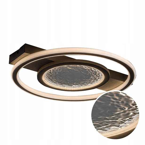 Stropní Svítidlo Stropní Svítidlo Led 50W 3000K 2000lm Černá Aranis Rabalux