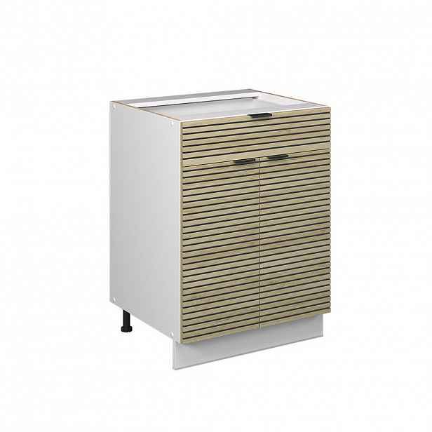 Vicco SPODNÍ SKŘÍŇKA PRO DŘEZ/VARNOU DESKU Fame-Line Dubový panel 60 cm se zásuvkou, bez pracovní desky