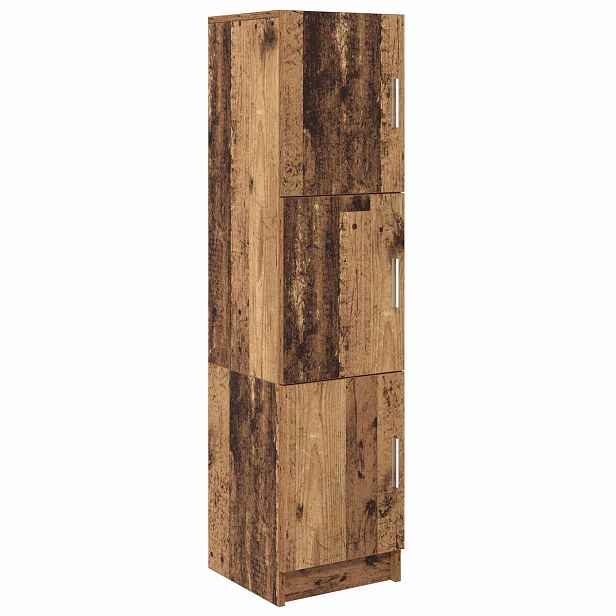 vidaXL Vysoký bufet Staré dřevo 31.5 x 32 x 122.5 cm