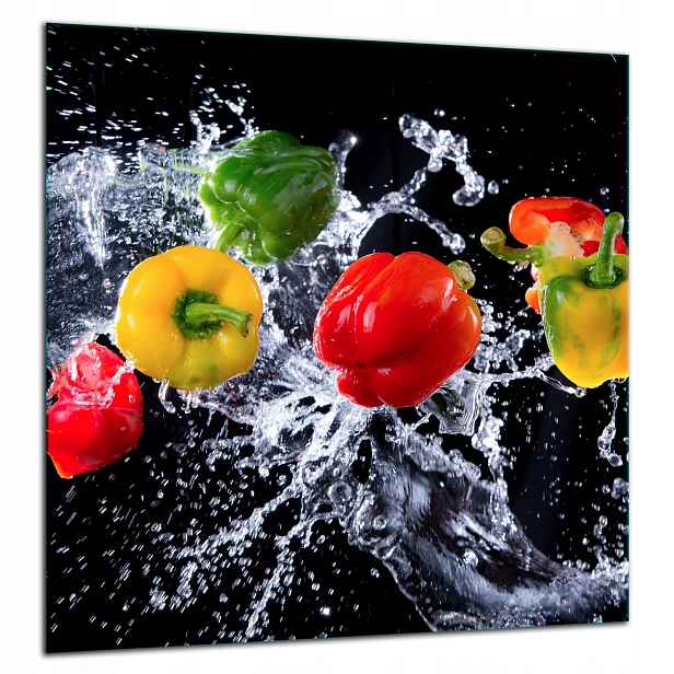 Skleněná Ochranná Deska Panel Lepidlo 60x65 Paprika