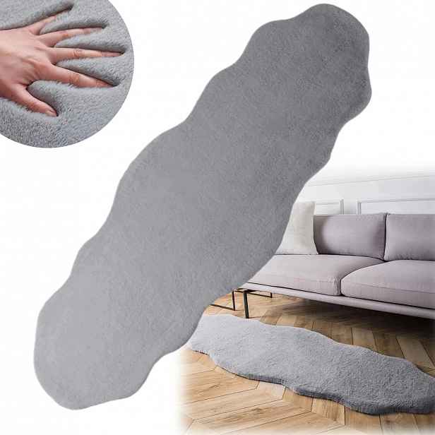 králičí kožíšek Koberec Měkký Ovčí Umělý 60X180 CM