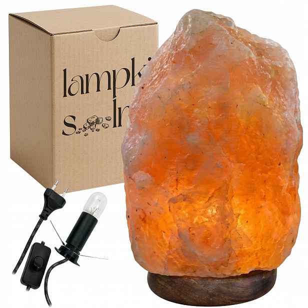 Solná Lampa Velká Himalájská sůl 9-11KG Ionizátor Lampička Přírodní Sůl