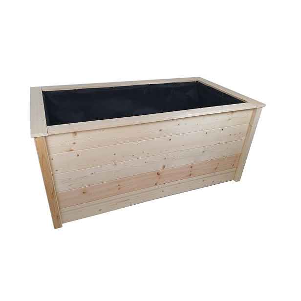 Tonap vyvýšený záhon dřevěný 156 x 70 x 85 cm včetně geotextilie