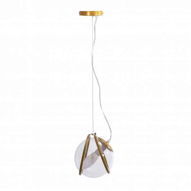 Závěsná Lampa APP1089-1CP Gold Transparent E27