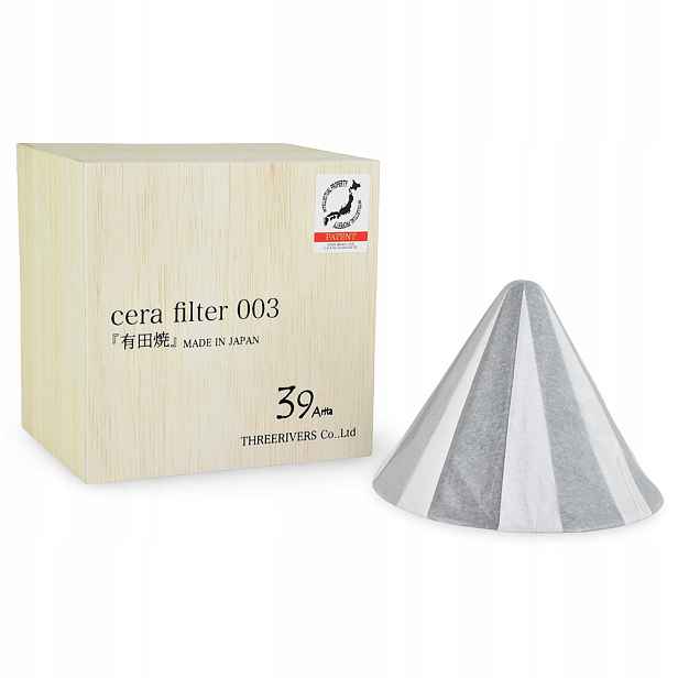 Japonský keramický dripper 39 Arita Cera Filter 14 cm