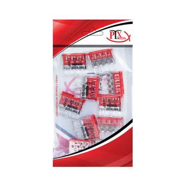 Kabelová spojka PLX 4x2, 5mm2, 10 ks