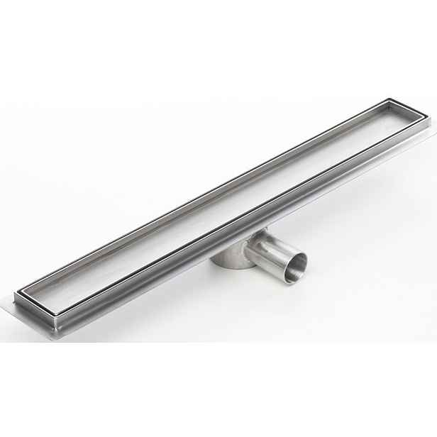 Kesmet Lineární Odtok 80 cm pro zabudování do dlaždice Ocel
