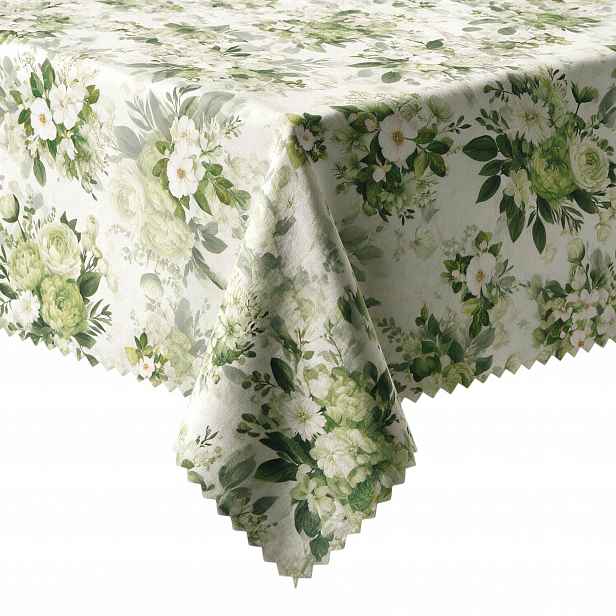 Skvrnitý Ubrus Na Stůl Dekorativní Mat Barevný S Květinami 350 x 150 cm