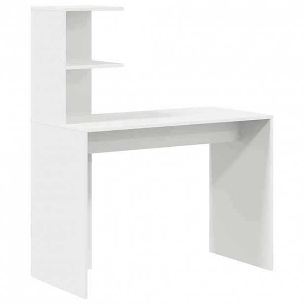 vidaXL Stůl Bílá 102 x 50 x 124 cm Kompozitní dřevo