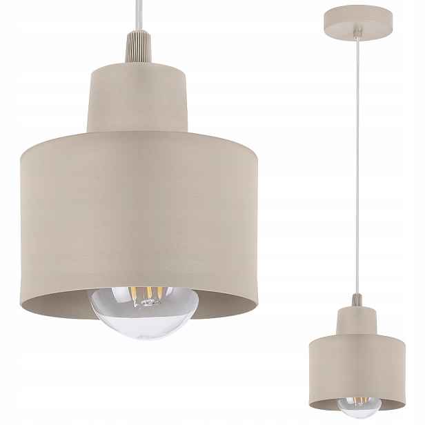 Závěsná Stropní Lampa Lustr Béžová Kašmírová Japandi Do Kuchyně Jídelny