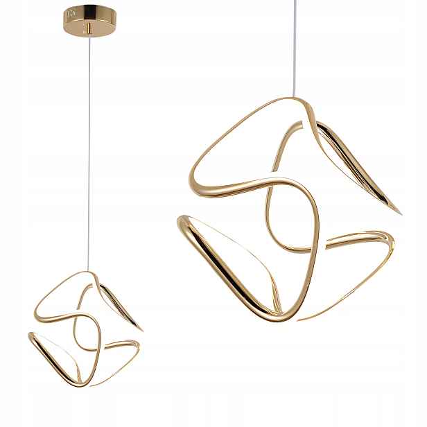 Závěsné Stropní Svítidlo Led Moderní Zlatá Do Obývacího Pokoje Ložnice Toolight