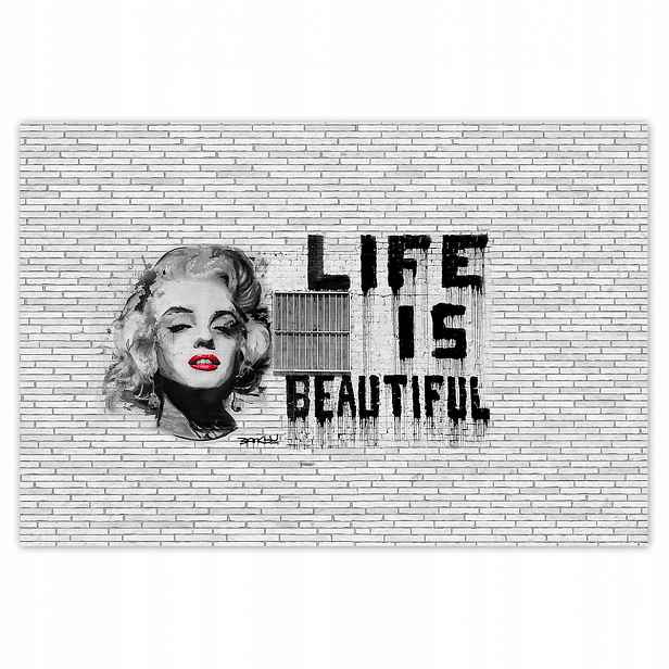 Plakáty 200x135 Banksy Life jsou krásné
