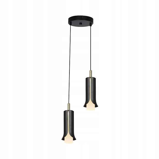 V-tac Závěsné svítidlo 2X10W Led 177x20cm kouřově šedá, zlatá VT-89026