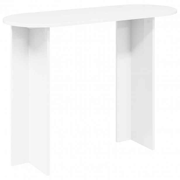 vidaXL Konzolový stolek Bílá 100 x 39,5 x 75 cm Kompozitní dřevo