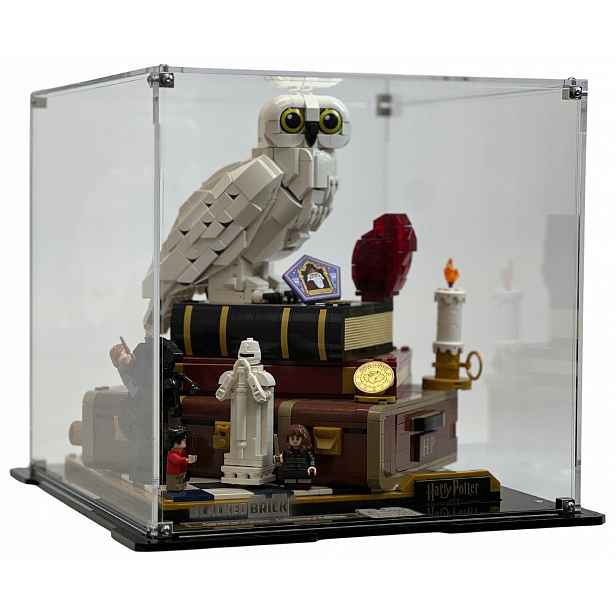Vitrína Blacked Brick pro Lego 76466 Harry Potter Kámen filozofie