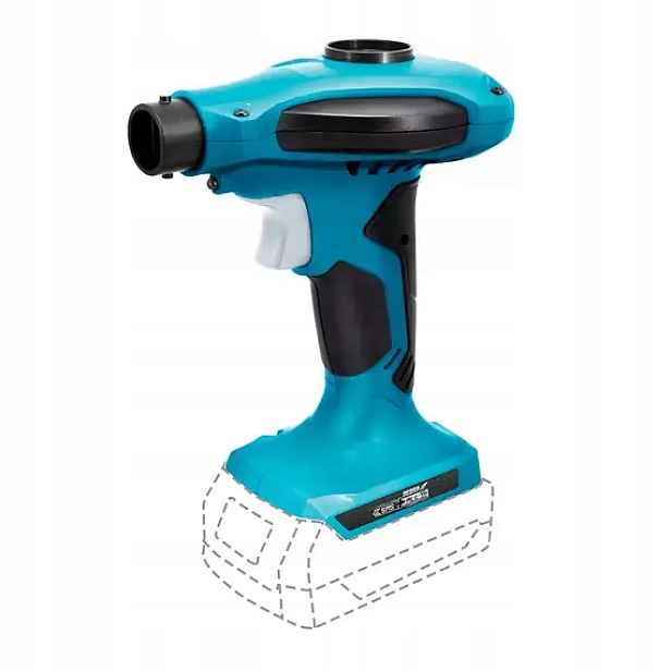 Dedra aku pistolový fukar 18V, průtok vzduchu 460 l/min., Led osvětlení, be