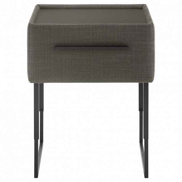 Dieter Knoll NOČNÍ STOLEK, smrk, borovice, hnědá, 49,3/45,5-61,5/45,9 cm