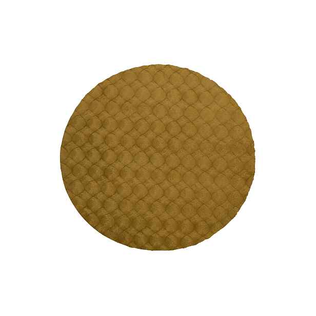 Kusový koberec Diamond Cut 800 Honey kruh, 120x120 (průměr) kruh, hnědá, ložnice, Obsession