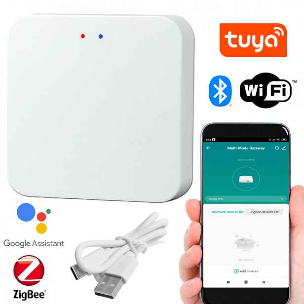Přijímač Brána Zigbee Bluetooth Wifi Tuya Smart