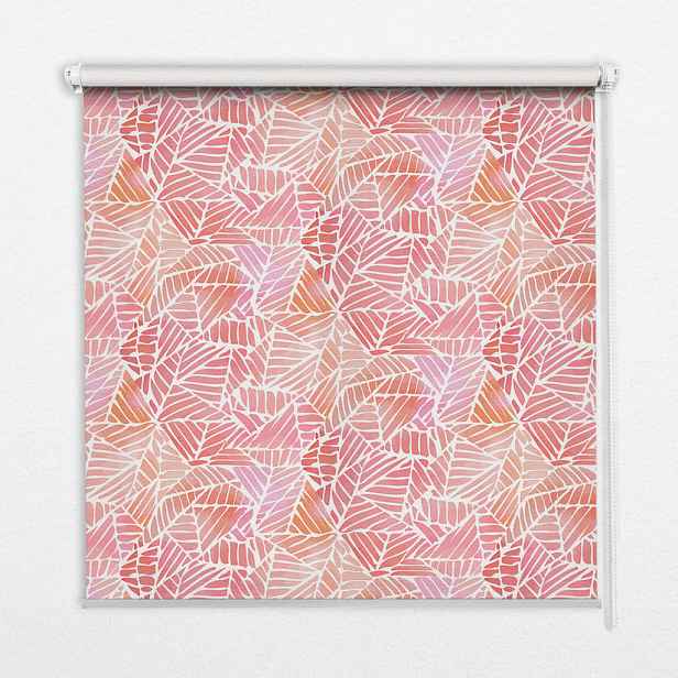 TULUP VNITŘNÍ roleta - okenní roleta - roleta - 80x180 cm - Pruhované trojúhelníky