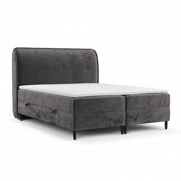 AltaBeds POSTEL BOXSPRING LUNARO 180/200 Ocelová