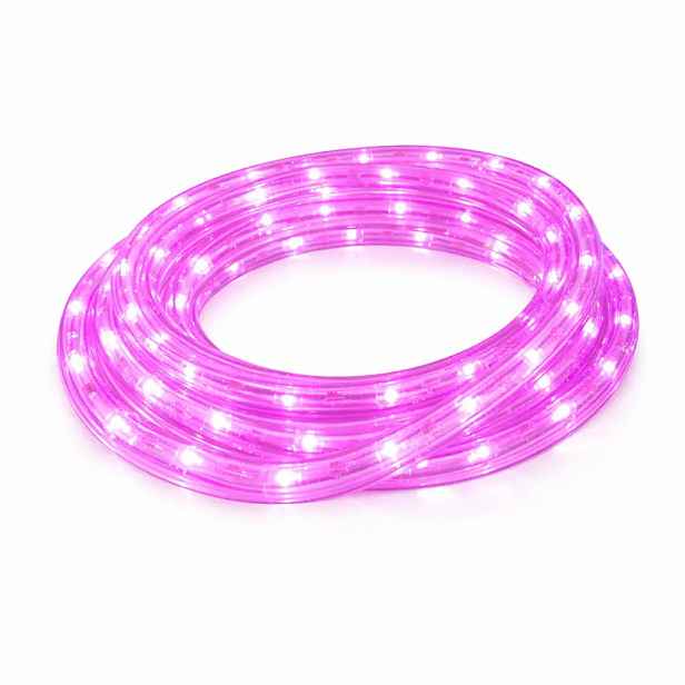 Easy Fix LED hadice venkovní, 1 m, růžová, 30 diod, IP44, metráž