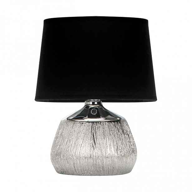 Noční lampa Jagoda E14 chrom/černá