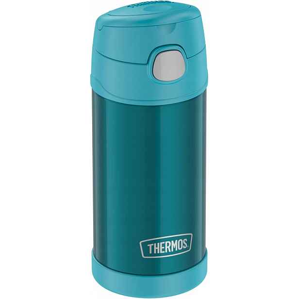 Termoláhev Pro Děti 350 ML S Brčkem, Vzduchotěsná, Nerezová Ocel