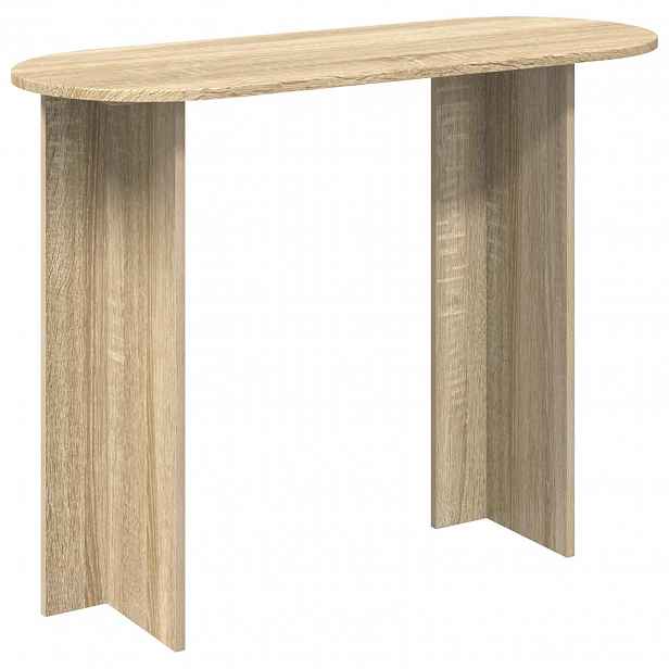 vidaXL Konzolový stolek Dub sonoma 100 x 39,5 x 75 cm Kompozitní dřevo