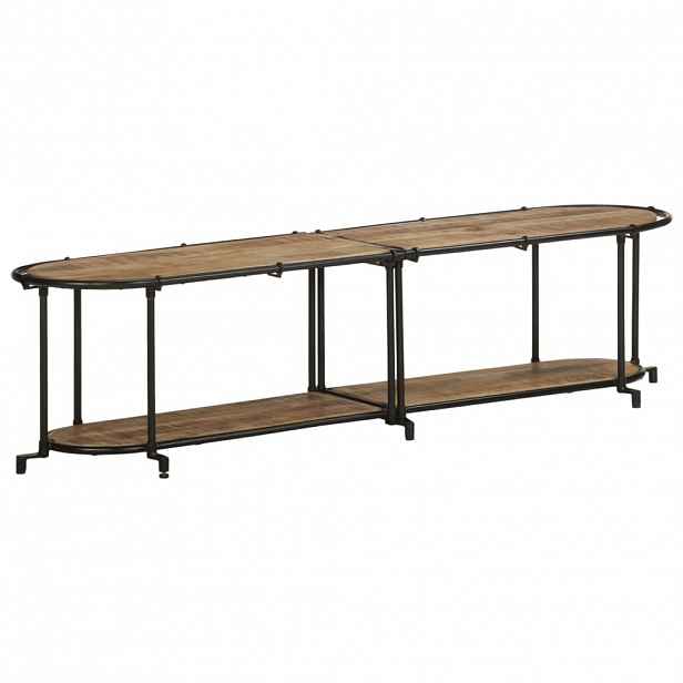 vidaXL TV stolek 160 x 42 x 40 cm masivní hrubé mangovníkové dřevo