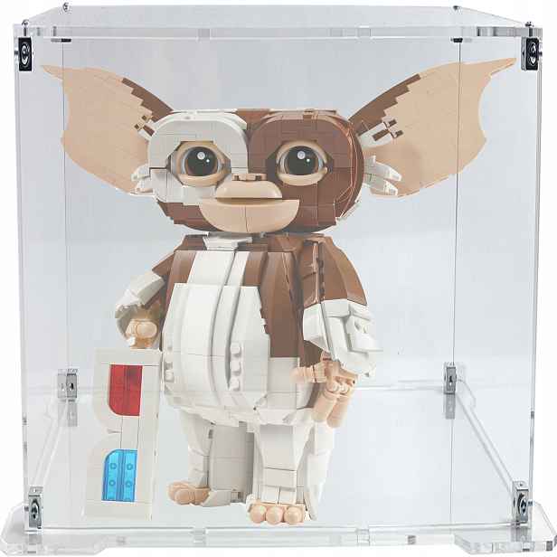 Vitrína s podstavcem pro sadu Lego 21361 Ideas Gremliny dělají: Gizmo