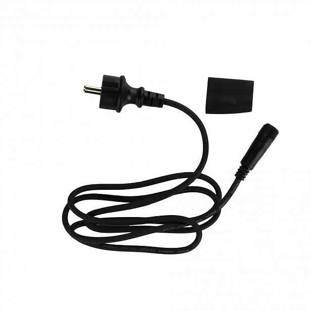 Easy Fix zdrojový kabel exteriér, bez AC/DC, černý, IP67, 150 cm