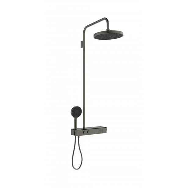 Ideal Standard Ceratherm Solos - Sprchový set s termostatem, průměr 30 cm, 3 proudy, Magnetic Grey A7882A5