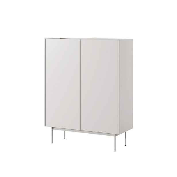 MASSENO VYSOKÁ KOMODA COLORE, 97/122/37 cm s 2 dvířky, kašmírová