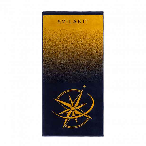 Plážová osuška Golden Compass, 80 x 160 cm